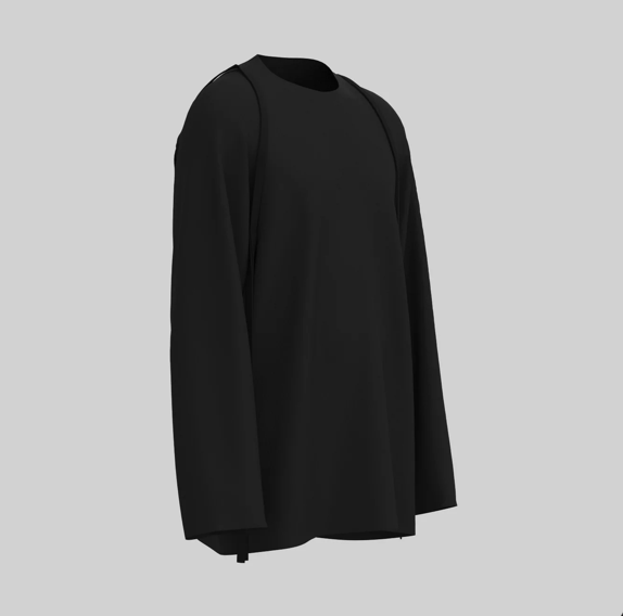 LONG SLEEVE WITH STRAPS