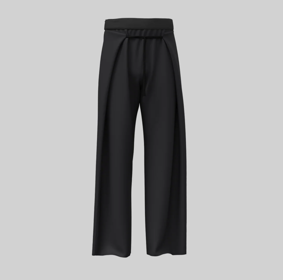 PLEAT SWEATPANTS